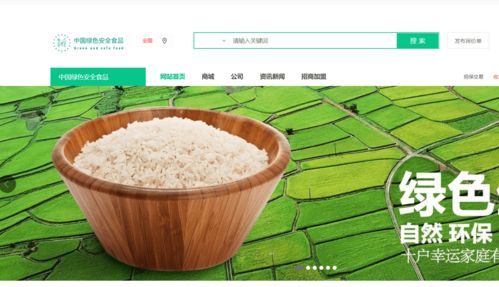中國綠色安全食品 全國范圍性消費增值電商平臺